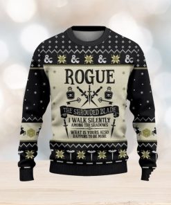 DnD Classes Collection Christmas 3D Sweater