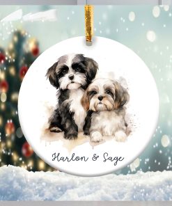 Dogs Christmas Ornament