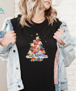Dogs Toy Poodle pine tree merry christmas shirt