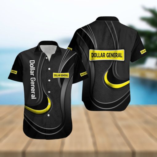 Dollar General Lover Gift 3D Black Hawaiian Shirt