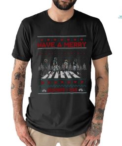 Dolphins Walking Abbey Road Football Have a Merry Dolphins Mas Merry Christmas 2023 Shirt