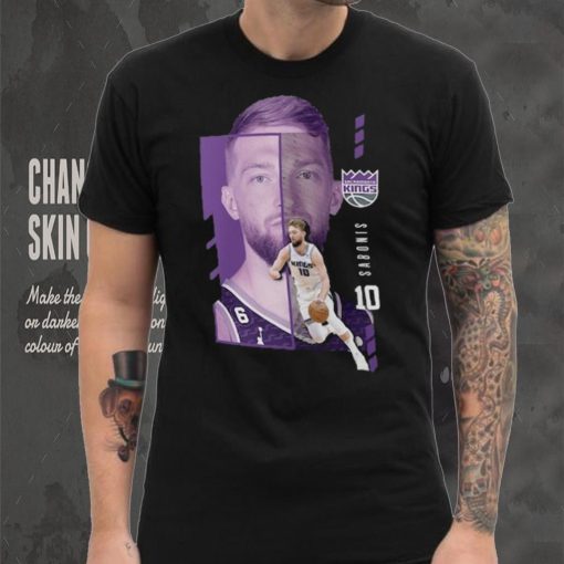 Domantas Sabonis Sacramento Kings Fanatics Branded Jump Pass T Shirt