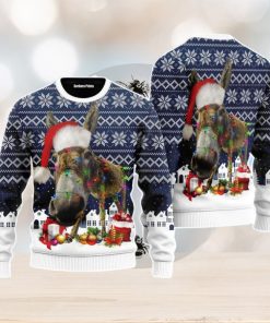 Donkey Merry Christmas Unisex Ugly Sweater