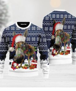 Donkey Merry Christmas Unisex Ugly Sweater