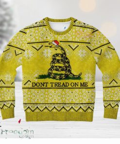 Dont Tread On Me Ugly Christmas 3D Sweater