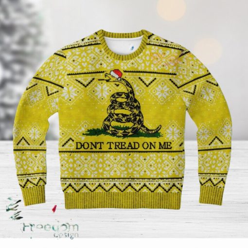 Dont Tread On Me Ugly Christmas 3D Sweater