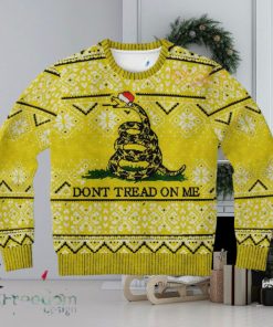 Dont Tread On Me Ugly Christmas 3D Sweater