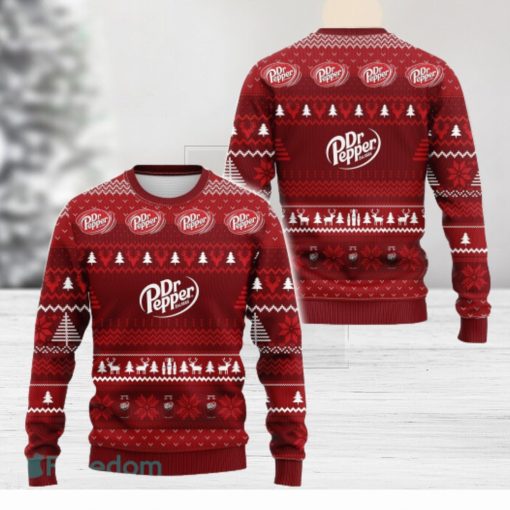 Dr Pepper Drink Ugly Christmas Sweater 3D All Over Printed Sweaters Christmas Gift