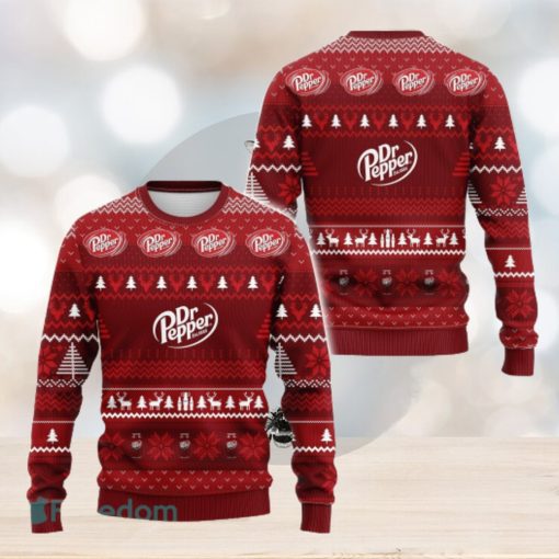 Dr Pepper Drink Ugly Christmas Sweater 3D All Over Printed Sweaters Christmas Gift