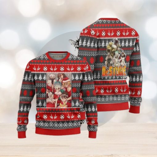 Dr Stone Anime Ugly Christmas Sweater Custom Xmas Gift