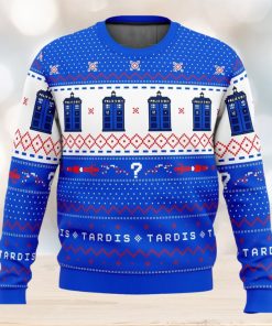 Dr Who TARDIS Ugly Christmas Sweater 3D All Over Printed Christmas Sweater