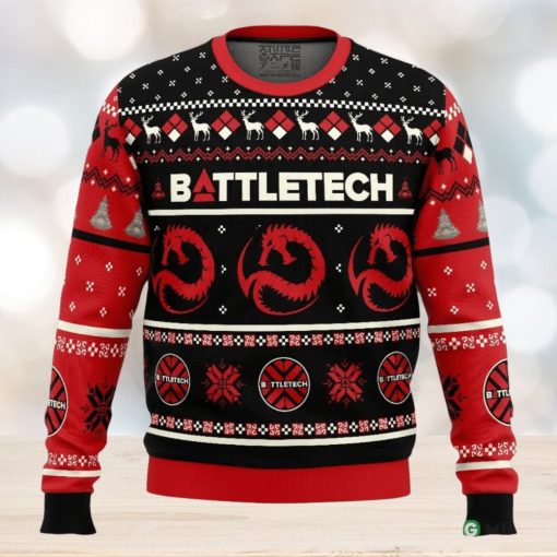 Draconis Battletech Ugly Christmas Sweater Holiday Gift Christmas Sweater