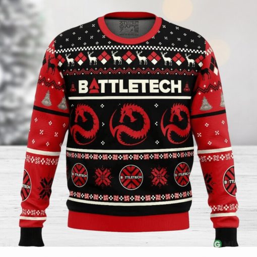 Draconis Battletech Ugly Christmas Sweater Holiday Gift Christmas Sweater