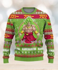 Dragon Ball Broly Kamehameha Ugly Christmas Sweaters