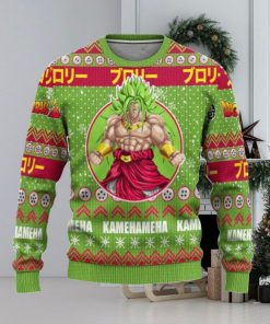 Dragon Ball Broly Kamehameha Ugly Christmas Sweaters