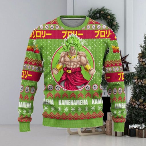 Dragon Ball Broly Kamehameha Ugly Christmas Sweaters