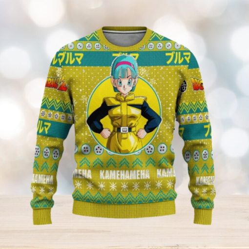 Dragon Ball Bunma Kamehameha Ugly Christmas Sweaters