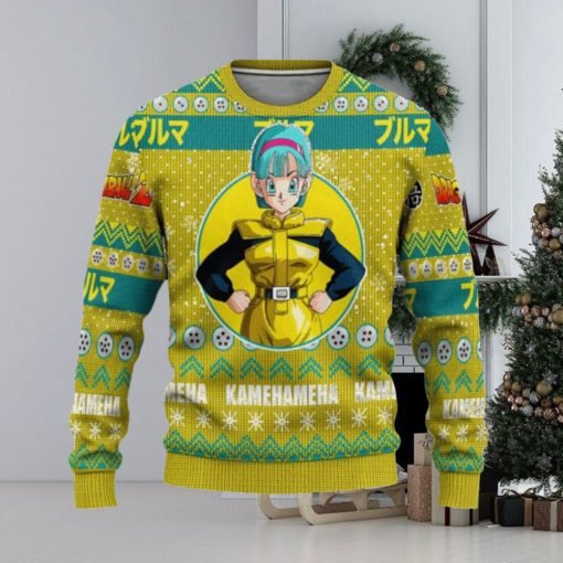 Dragon Ball Bunma Kamehameha Ugly Christmas Sweaters