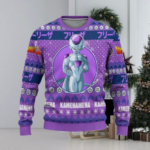 Dragon Ball Frieza Kamehameha Ugly Christmas Sweaters