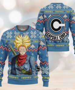 Dragon Ball Future Trunks Capsule Corp Ugly Christmas Sweaters