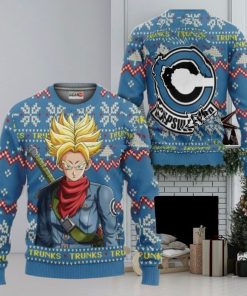 Dragon Ball Future Trunks Capsule Corp Ugly Christmas Sweaters