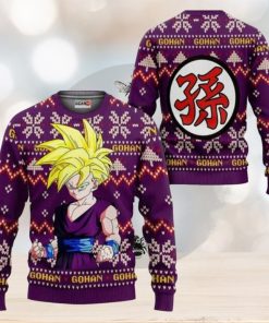 Dragon Ball Gohan Sjj Ugly Christmas Sweaters