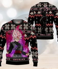 Dragon Ball Goku Black Rose Ugly Christmas Sweaters