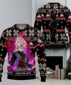 Dragon Ball Goku Black Rose Ugly Christmas Sweaters