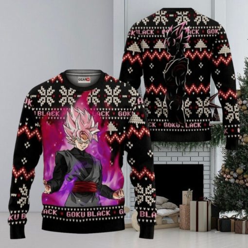 Dragon Ball Goku Black Rose Ugly Christmas Sweaters