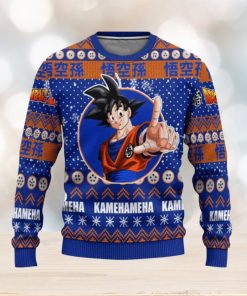 Dragon Ball Goku Kamehameha Ugly Christmas Sweaters