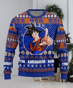 Dragon Ball Goku Kamehameha Ugly Christmas Sweaters