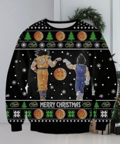 Dragon Ball Goku Vegeta Merry Christmas Ugly Christmas Sweaters