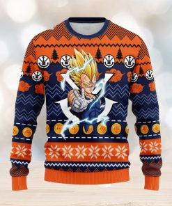 Dragon Ball Majin Vegeta Ugly Christmas Sweaters