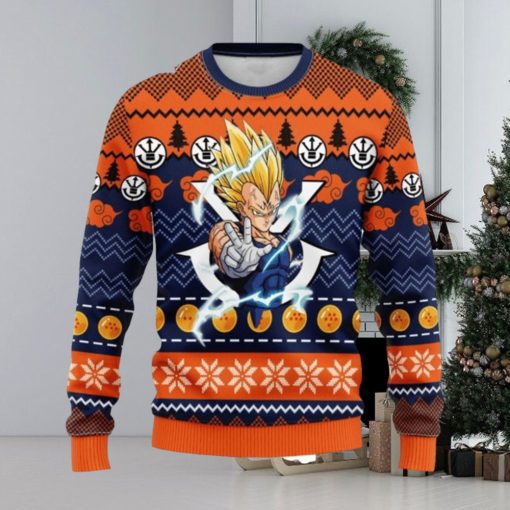 Dragon Ball Majin Vegeta Ugly Christmas Sweaters