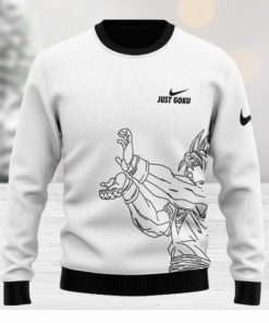 Dragon Ball Z Just Goku Minimalistic Art Ugly Sweater