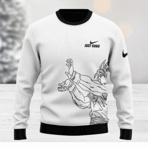 Dragon Ball Z Just Goku Minimalistic Art Ugly Sweater