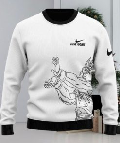 Dragon Ball Z Just Goku Minimalistic Art Ugly Sweater