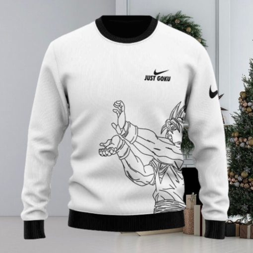 Dragon Ball Z Just Goku Minimalistic Art Ugly Sweater