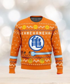 Dragon Ball Z Kamehameha Ugly Christmas Sweaters