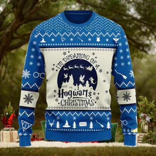 Dream Of A Hogwarts Harry Potter Ugly Christmas Sweater 3D Printed Men And Women Holiday Gift