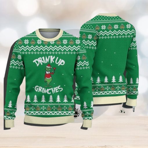 Drinkup Grinchess Ugly Christmas Sweater