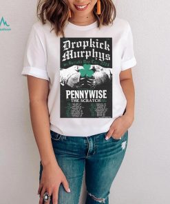 Dropkick Murphys 2024 St. Patrick’s Day Tour poster T shirt