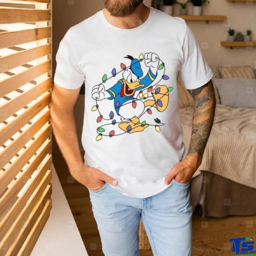 Duck With Christmas Light Shirt