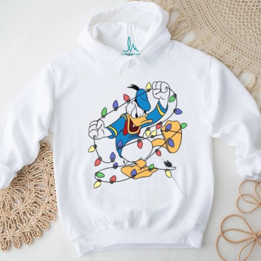 Duck With Christmas Light Shirt