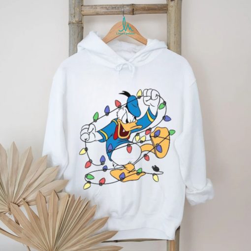 Duck With Christmas Light Shirt