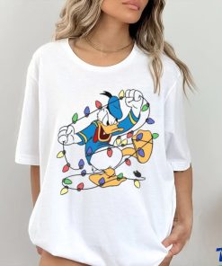 Duck With Christmas Light Shirt
