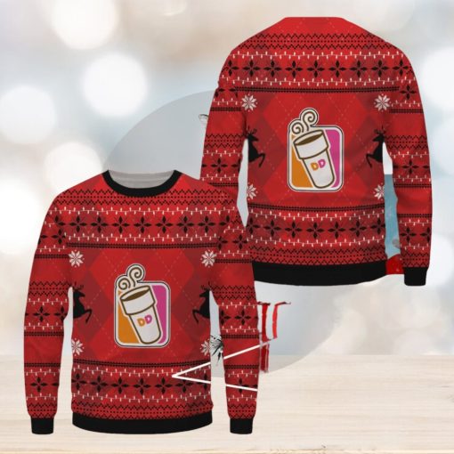 Dunkin’ Donuts Ugly Christmas Sweater, Xmas Gift Ideas For Fans