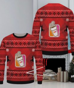 Dunkin’ Donuts Ugly Christmas Sweater, Xmas Gift Ideas For Fans