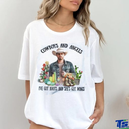 Dustin Lynch Cowboys And Angels I’ve Got Boots And She’s Got Wings T Shirt