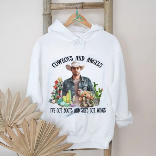 Dustin Lynch Cowboys And Angels I’ve Got Boots And She’s Got Wings T Shirt